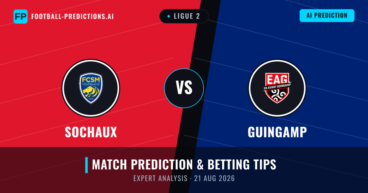 Sochaux vs Guingamp — match prediction & preview