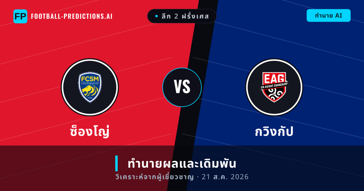 ซ็องโญ่ พบ กวิงกัป — ทำนายผลและพรีวิวการแข่งขัน