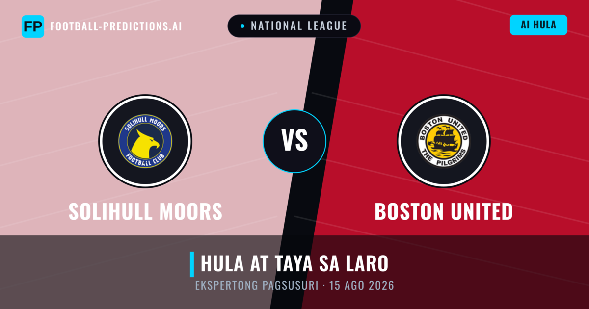 Solihull Moors vs Boston United — hula at preview ng laban