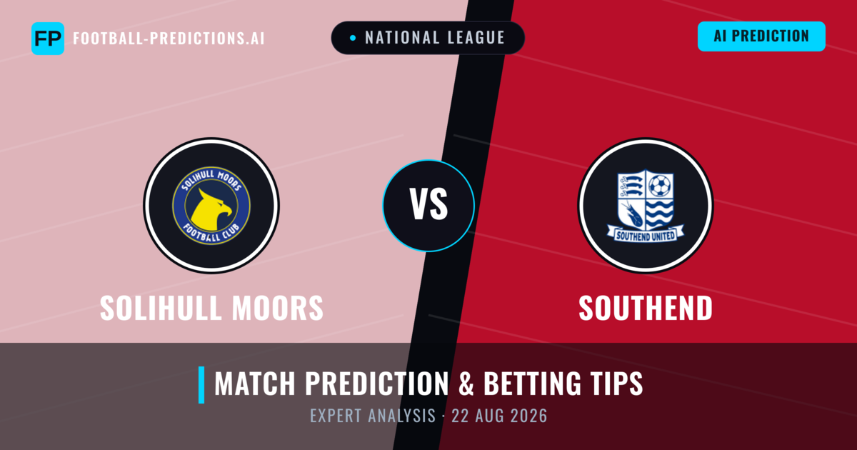 Solihull Moors vs Southend — match prediction & preview