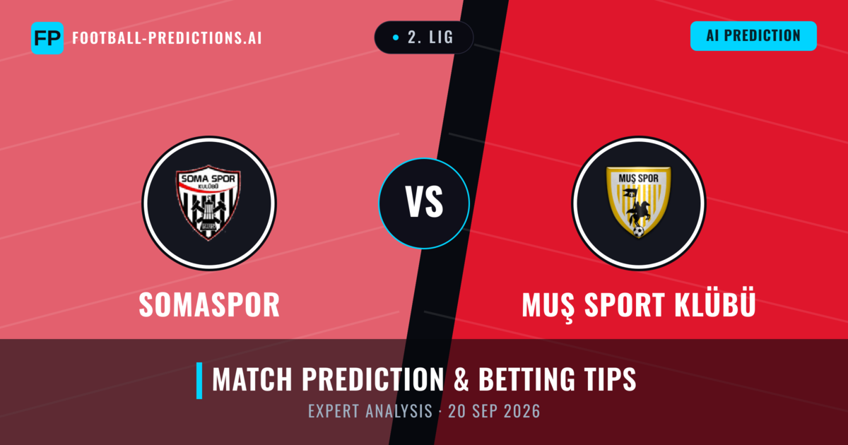 Somaspor vs Muş Sport Klübü — match prediction & preview