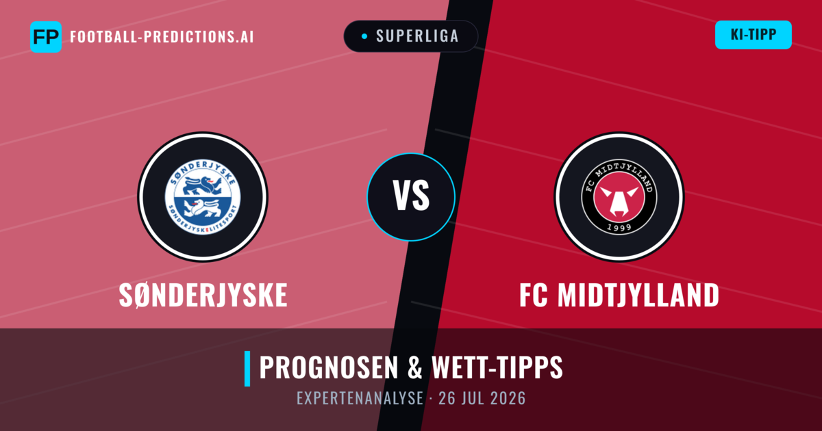 SønderjyskE vs FC Midtjylland — Prognose und Spielvorschau