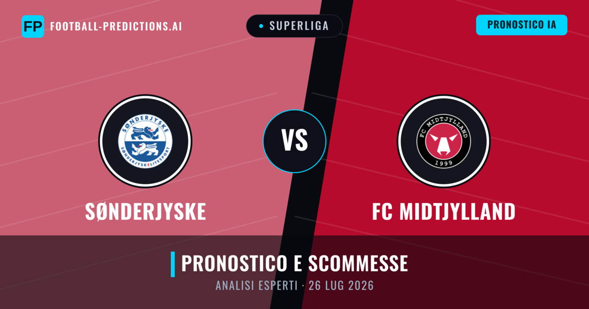 SønderjyskE vs FC Midtjylland — pronostico e anteprima del match