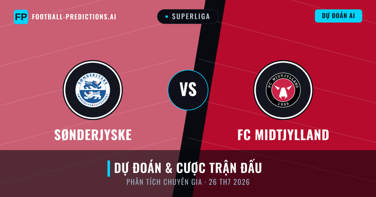 SønderjyskE vs FC Midtjylland — dự đoán và xem trước trận đấu