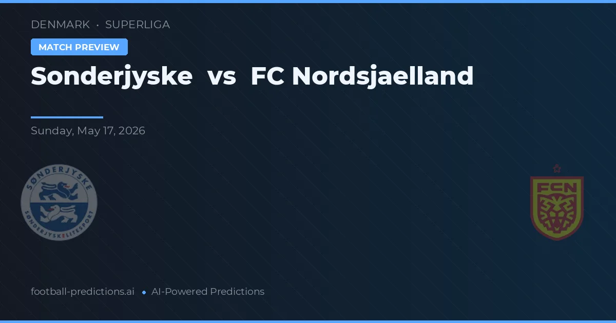 손더유스케 대 FC 노르드샬란드 — 경기 예측 및 프리뷰