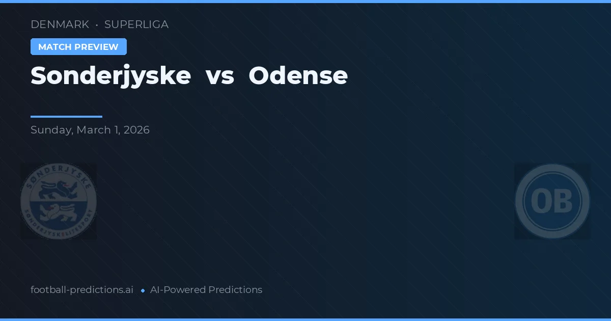 Sonderjyske vs Odense BK — hula at preview ng laban