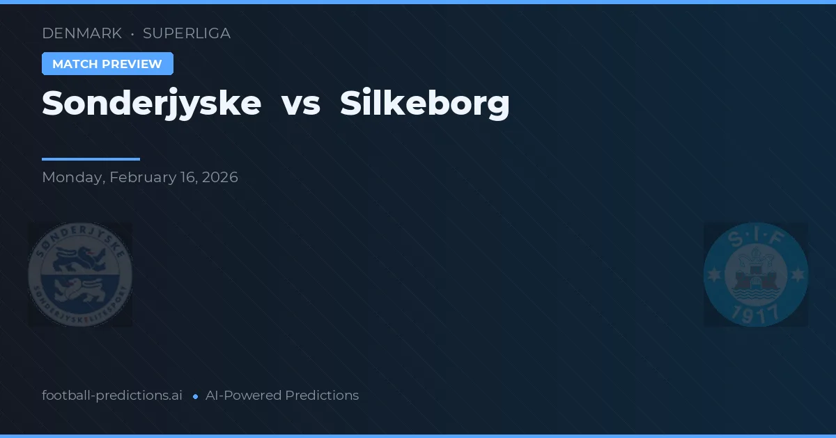 Sonderjyske vs Silkeborg — match prediction & preview