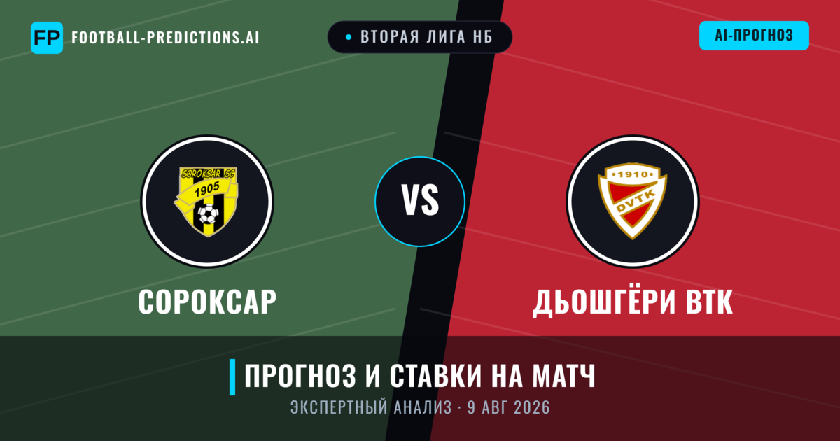 Сороксар – Дьошгёри ВТК — прогноз и превью матча