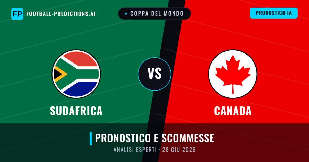 Sudafrica vs Canada — pronostico e anteprima del match