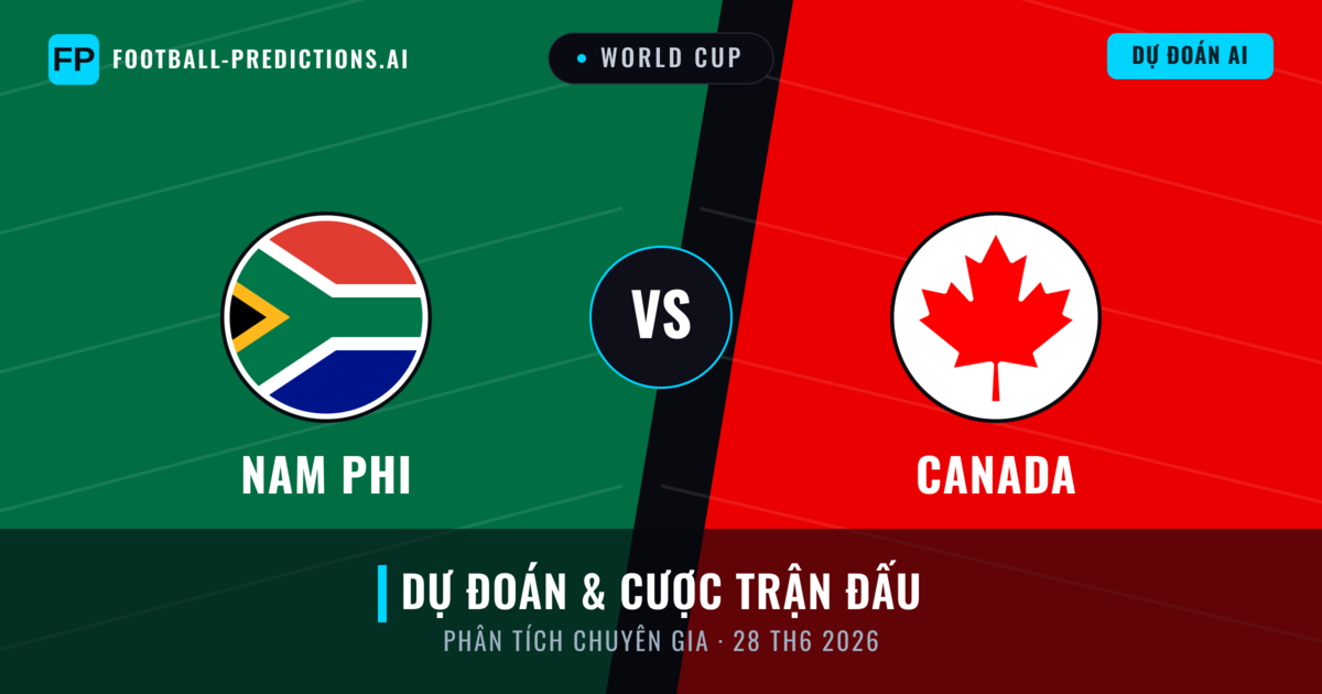 Nam Phi vs Canada — dự đoán và xem trước trận đấu