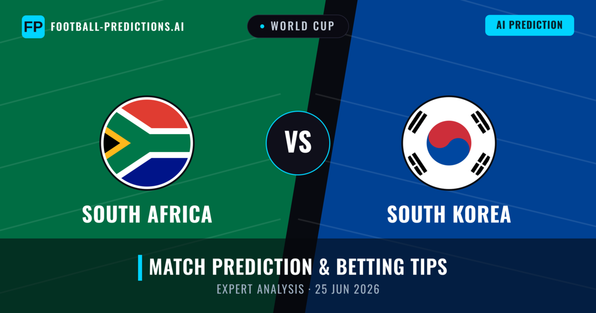 South Africa vs South Korea — match prediction & preview