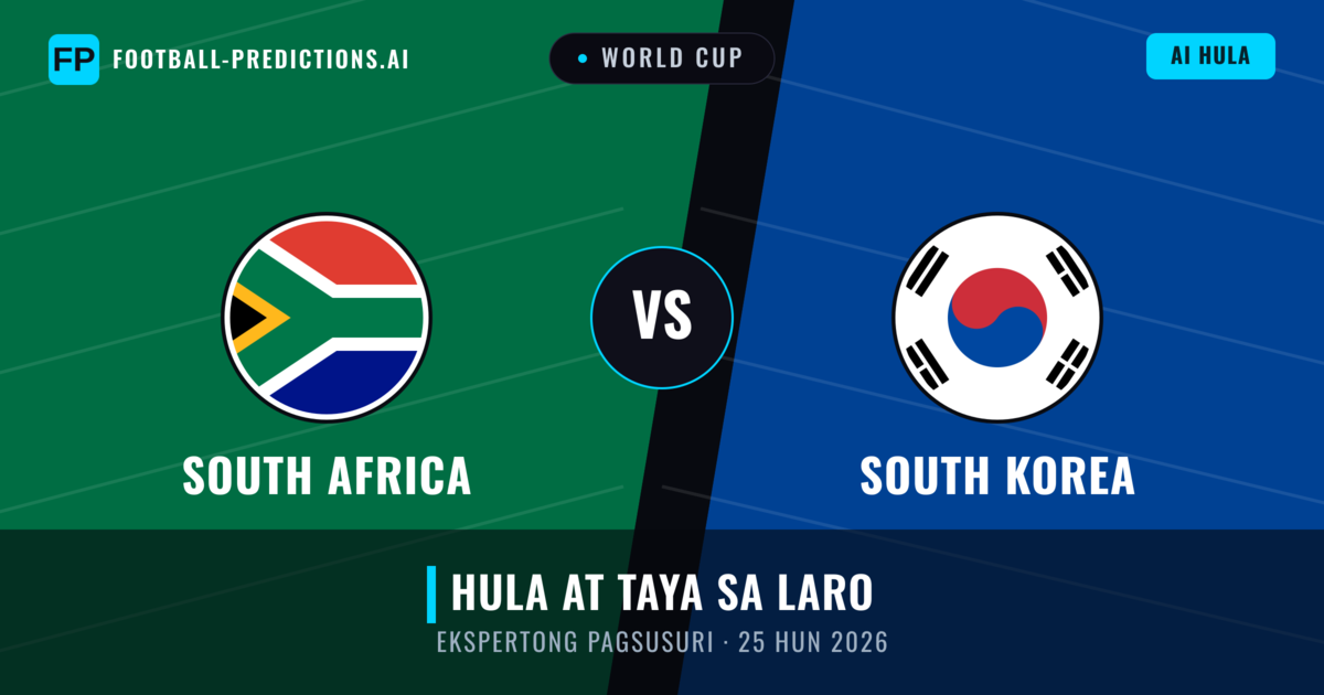 South Africa vs South Korea — hula at preview ng laban