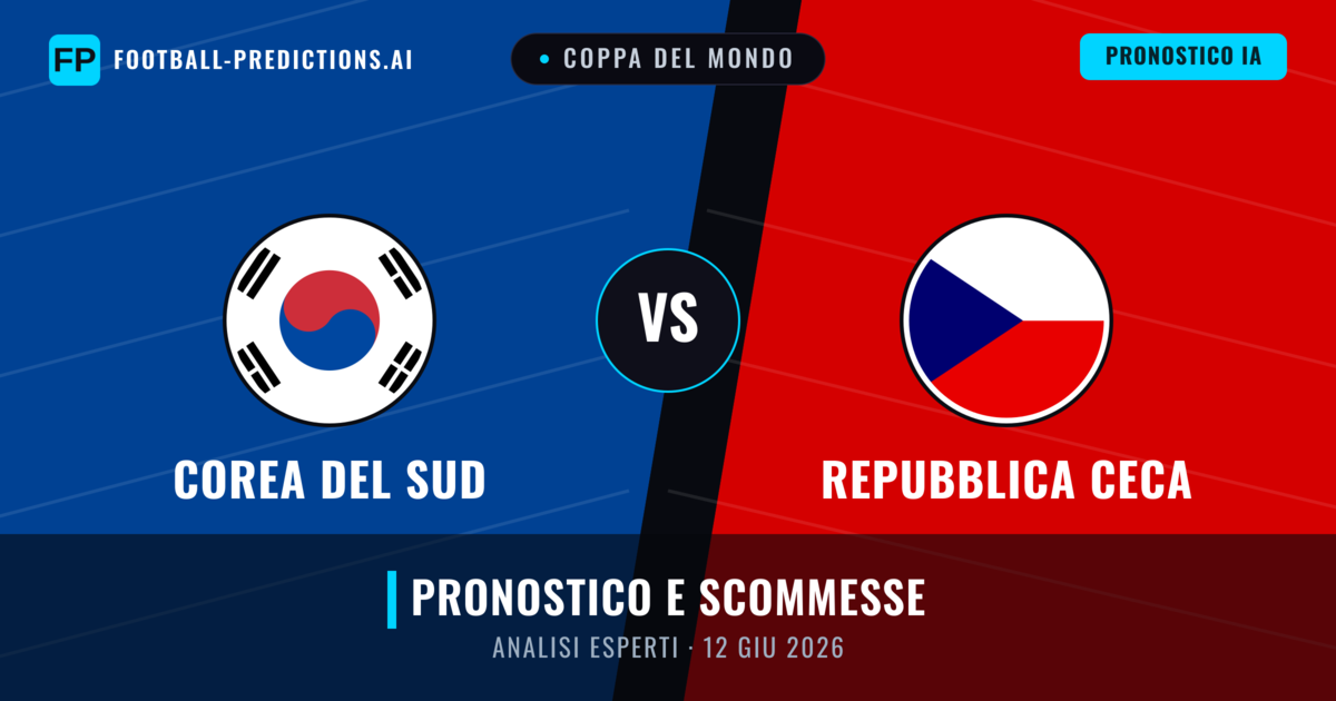 Corea del Sud vs Repubblica Ceca — pronostico e anteprima del match