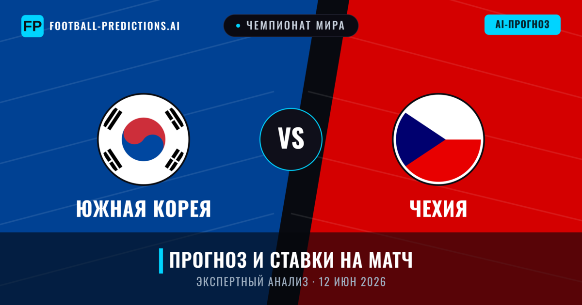 Южная Корея – Чехия — прогноз и превью матча