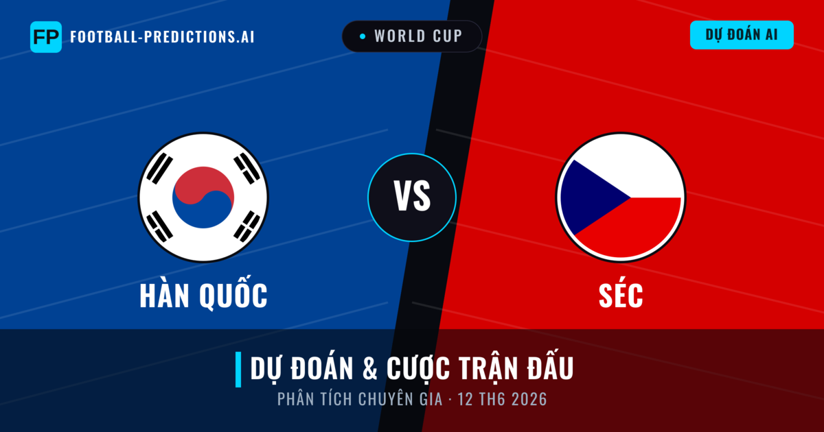 Hàn Quốc vs Séc — dự đoán và xem trước trận đấu