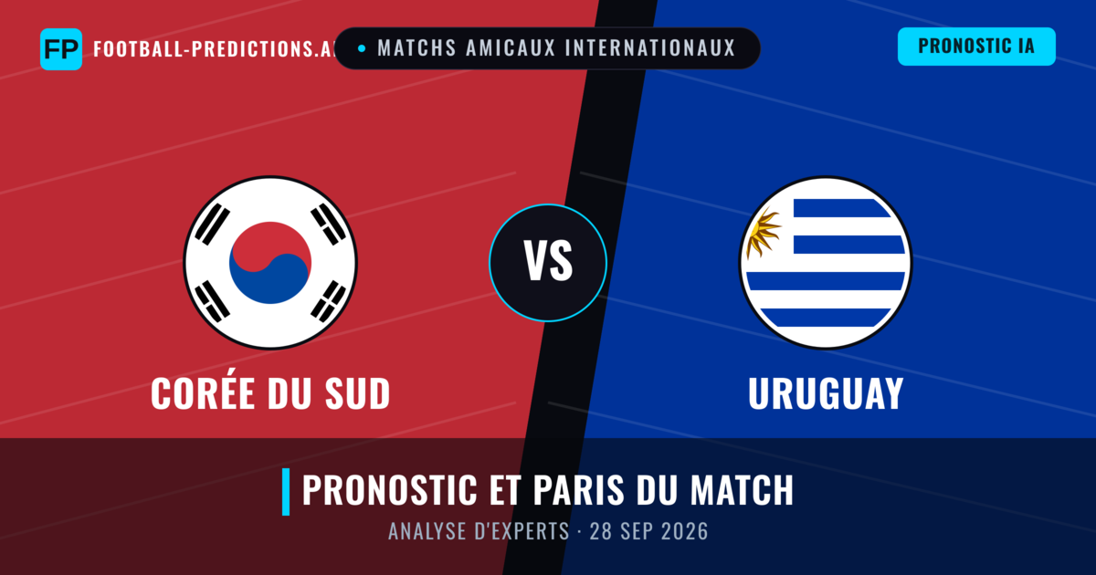 Corée du Sud vs Uruguay — pronostic et avant-match