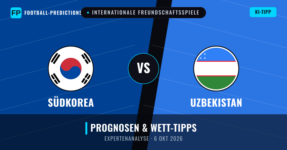Südkorea vs Uzbekistan — Prognose und Spielvorschau