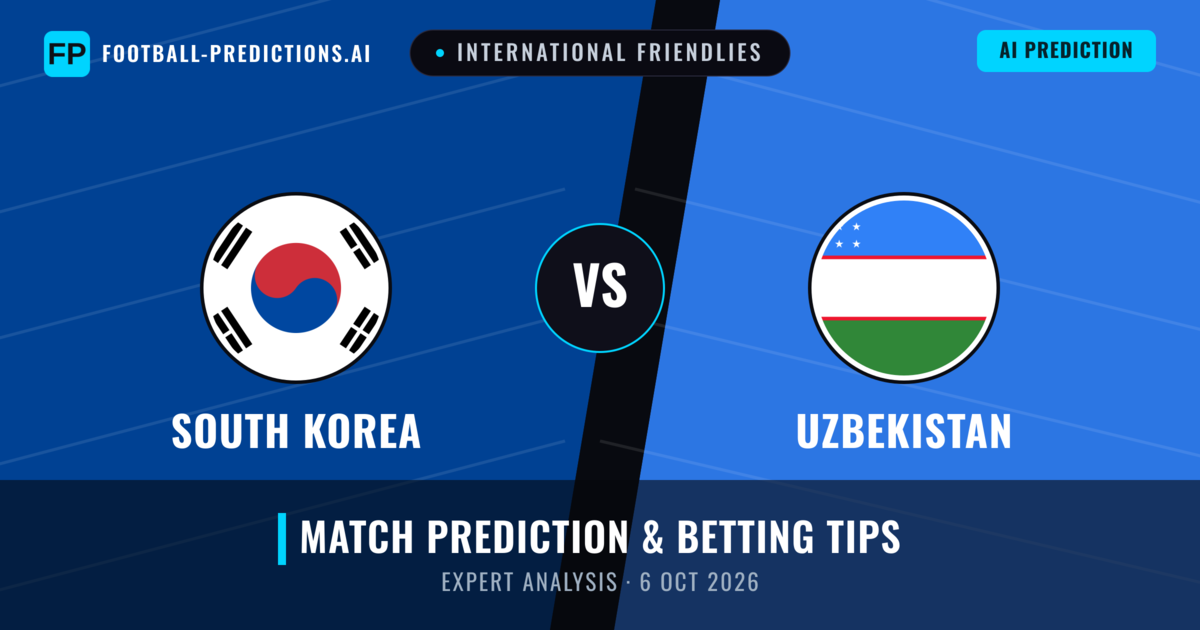 South Korea vs Uzbekistan — match prediction & preview