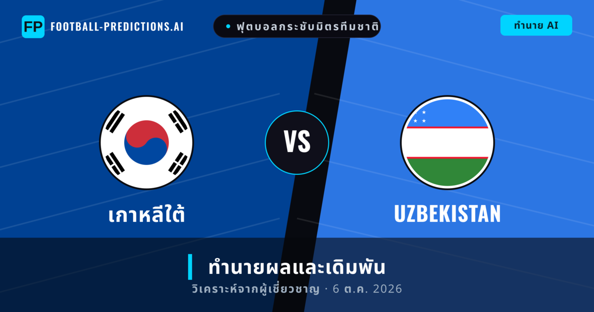เกาหลีใต้ พบ Uzbekistan — ทำนายผลและพรีวิวการแข่งขัน