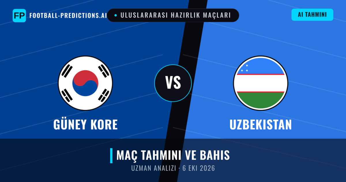 Güney Kore - Uzbekistan — maç tahmini ve önizleme