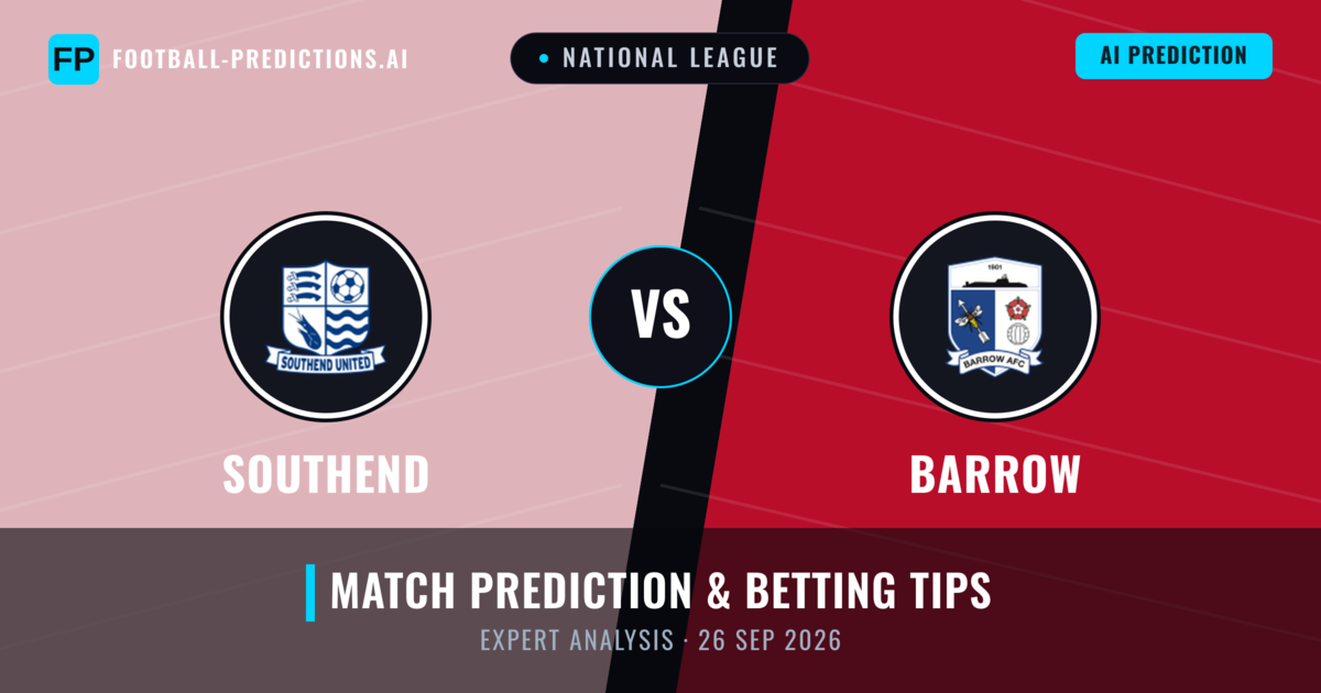 Southend vs Barrow — match prediction & preview
