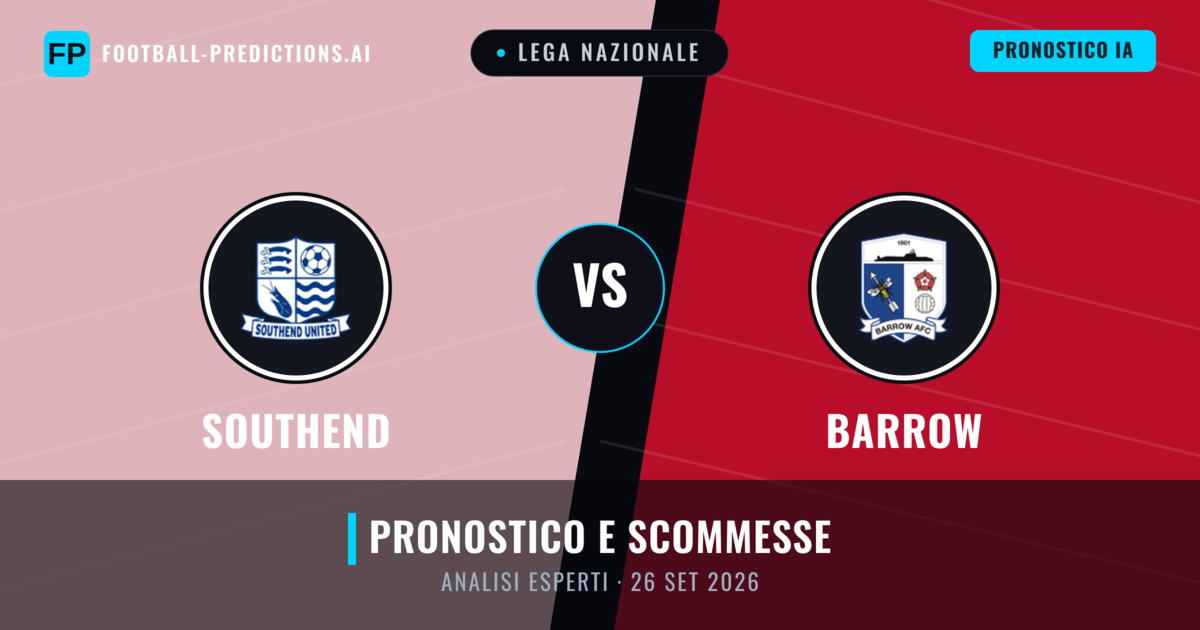 Southend vs Barrow — pronostico e anteprima del match
