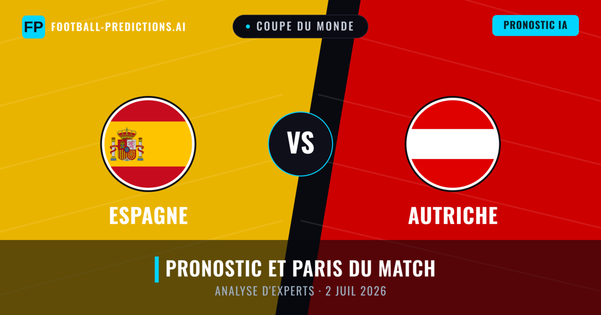Espagne vs Autriche — pronostic et avant-match