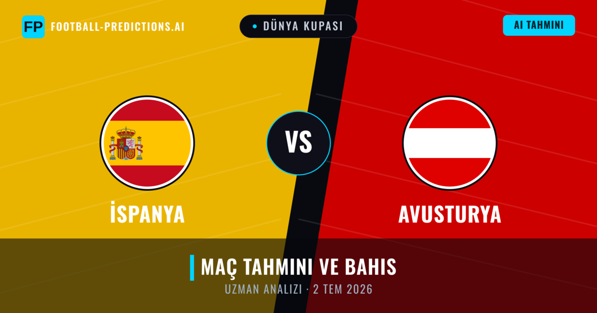 İspanya - Avusturya — maç tahmini ve önizleme