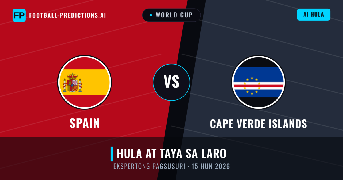 Spain vs Cape Verde Islands β hula at preview ng laban