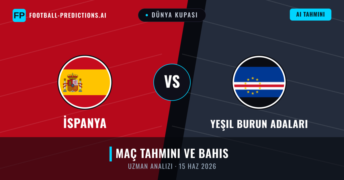 İspanya - Yeşil Burun Adaları — maç tahmini ve önizleme