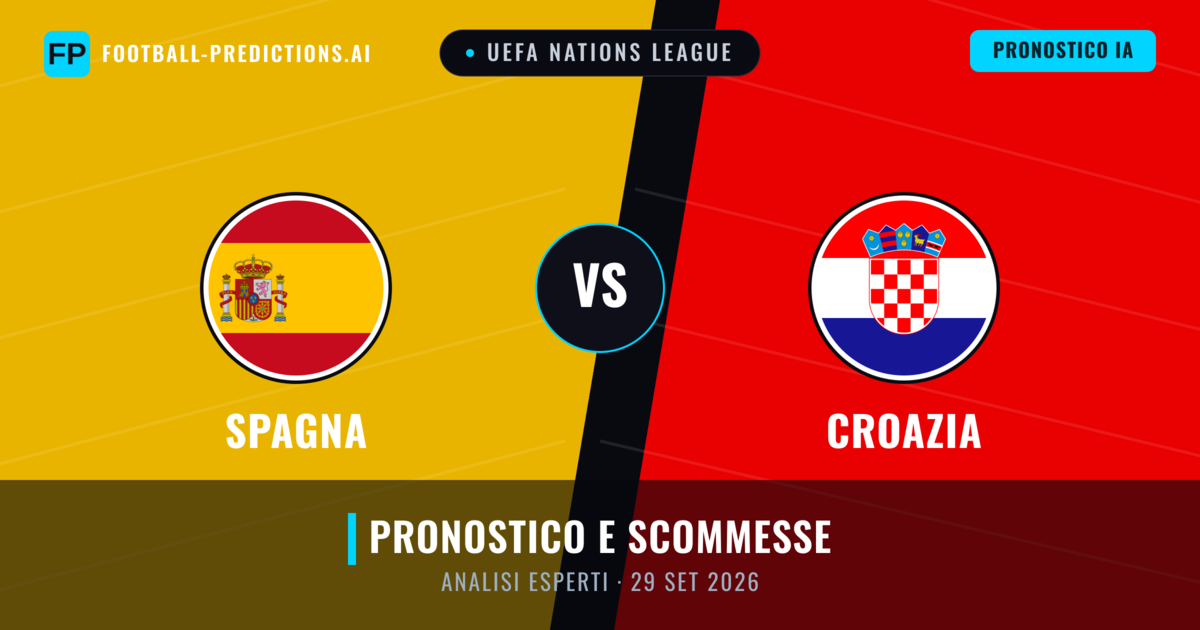Spagna vs Croazia — pronostico e anteprima del match