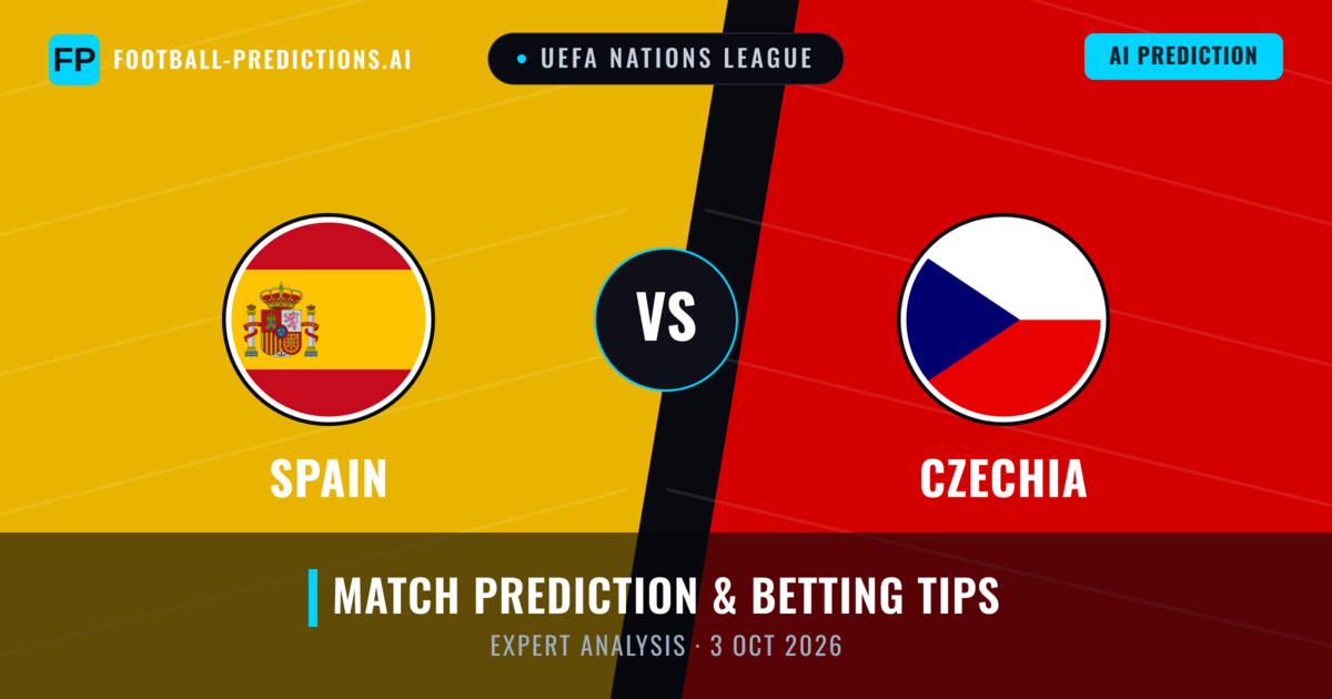 Spain vs Czechia — match prediction & preview