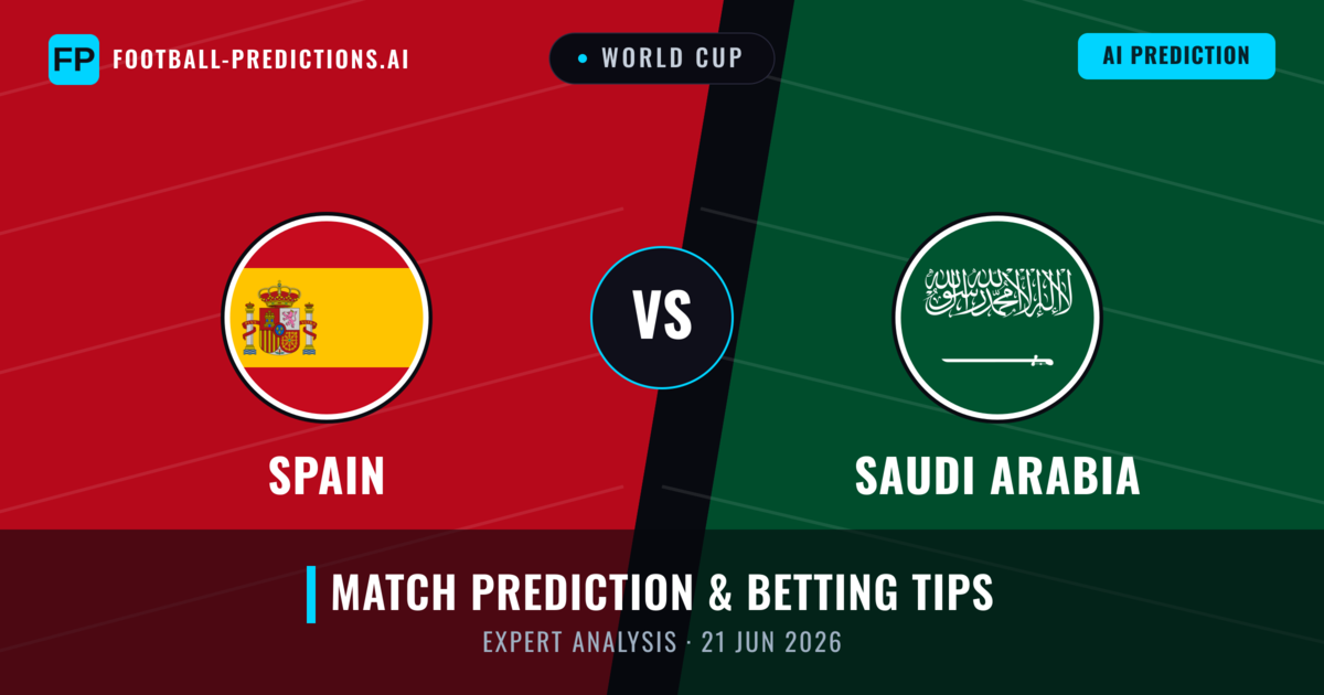 Spain vs Saudi Arabia — match prediction & preview