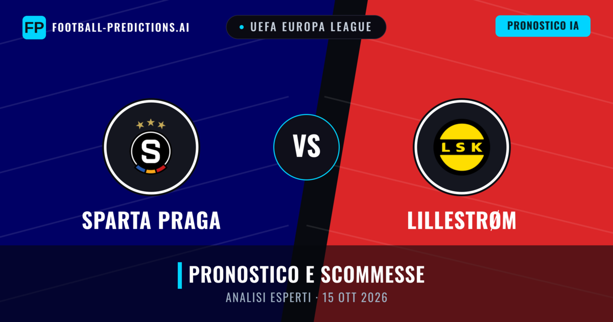 Sparta Praga vs Lillestrøm — pronostico e anteprima del match