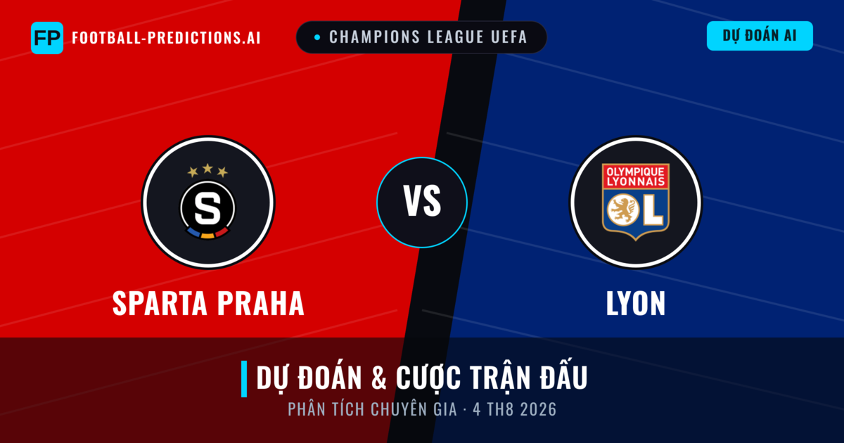 Sparta Praha vs Lyon — dự đoán và xem trước trận đấu