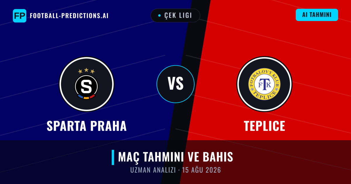 Sparta Praha - Teplice — maç tahmini ve önizleme