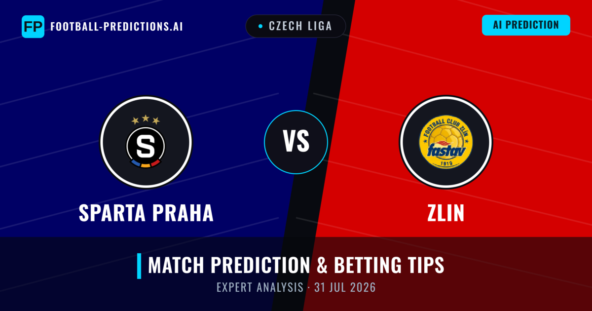 Sparta Praha vs Zlin — match prediction & preview