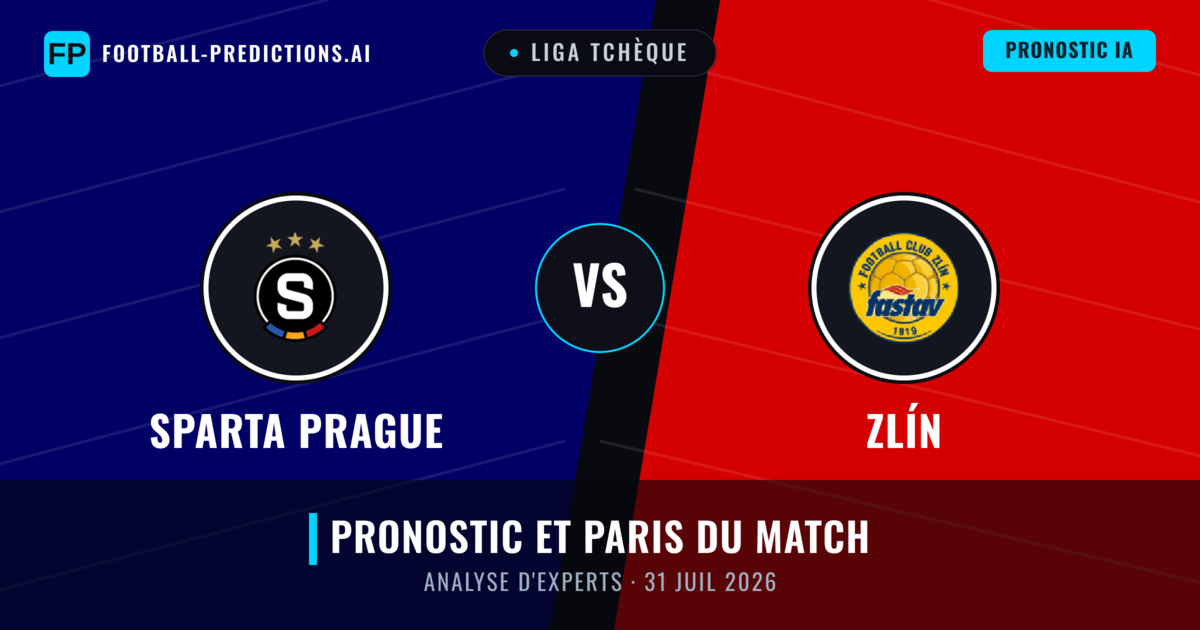 Sparta Prague vs Zlín — pronostic et avant-match