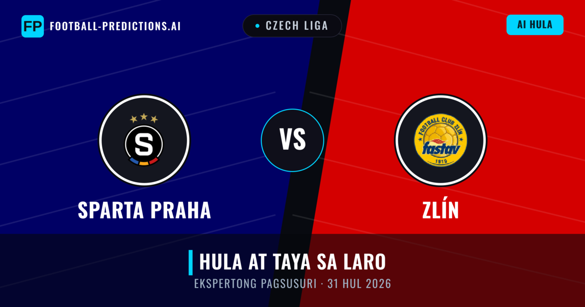Sparta Praha vs Zlín — hula at preview ng laban