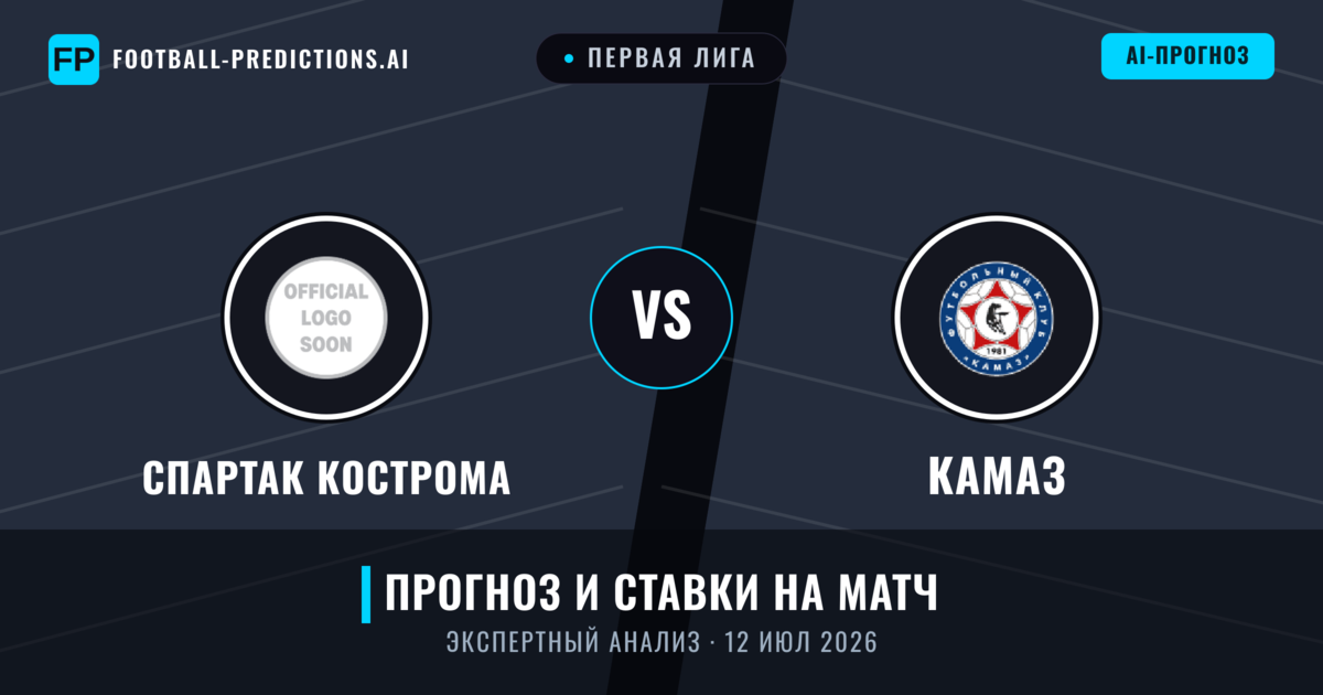 Спартак Кострома – КАМАЗ — прогноз и превью матча