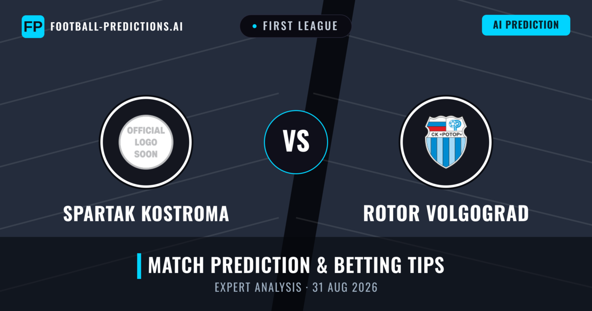 Spartak Kostroma vs Rotor Volgograd — match prediction & preview
