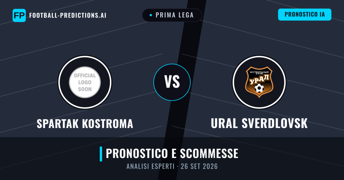 Spartak Kostroma vs Ural Sverdlovsk — pronostico e anteprima del match
