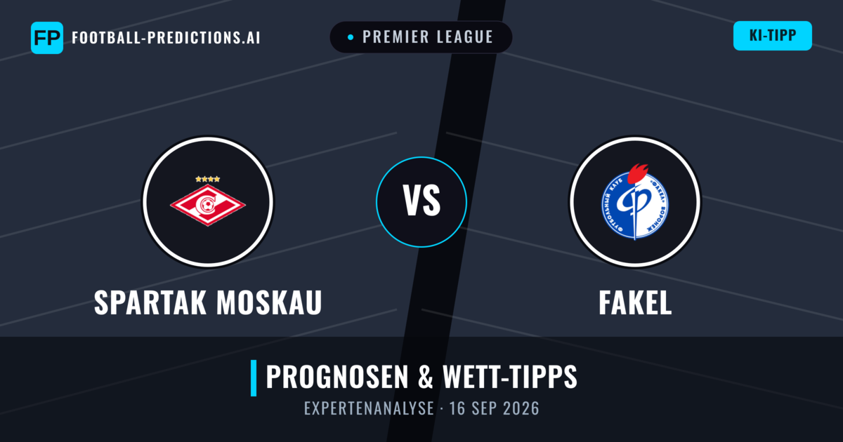 Spartak Moskau vs Fakel — Prognose und Spielvorschau