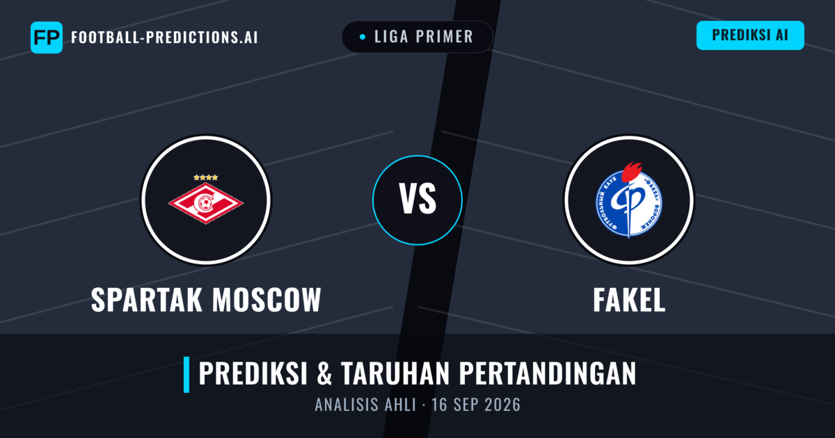 Spartak Moskwa vs Fakel — prediksi dan pratinjau pertandingan