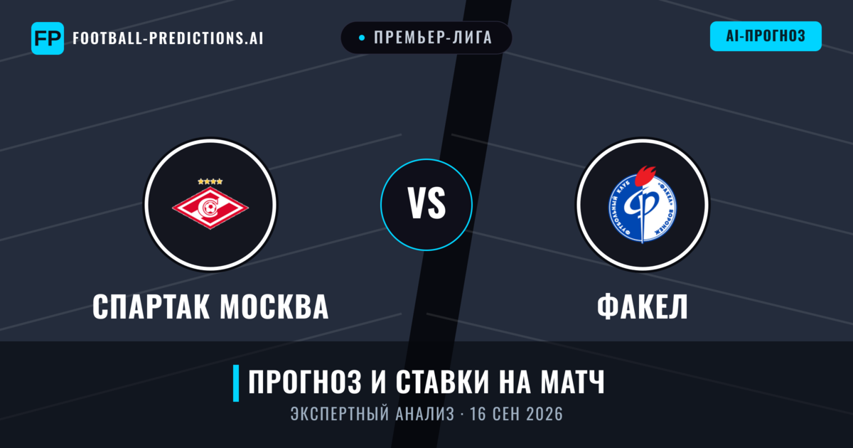 Спартак Москва – Факел — прогноз и превью матча