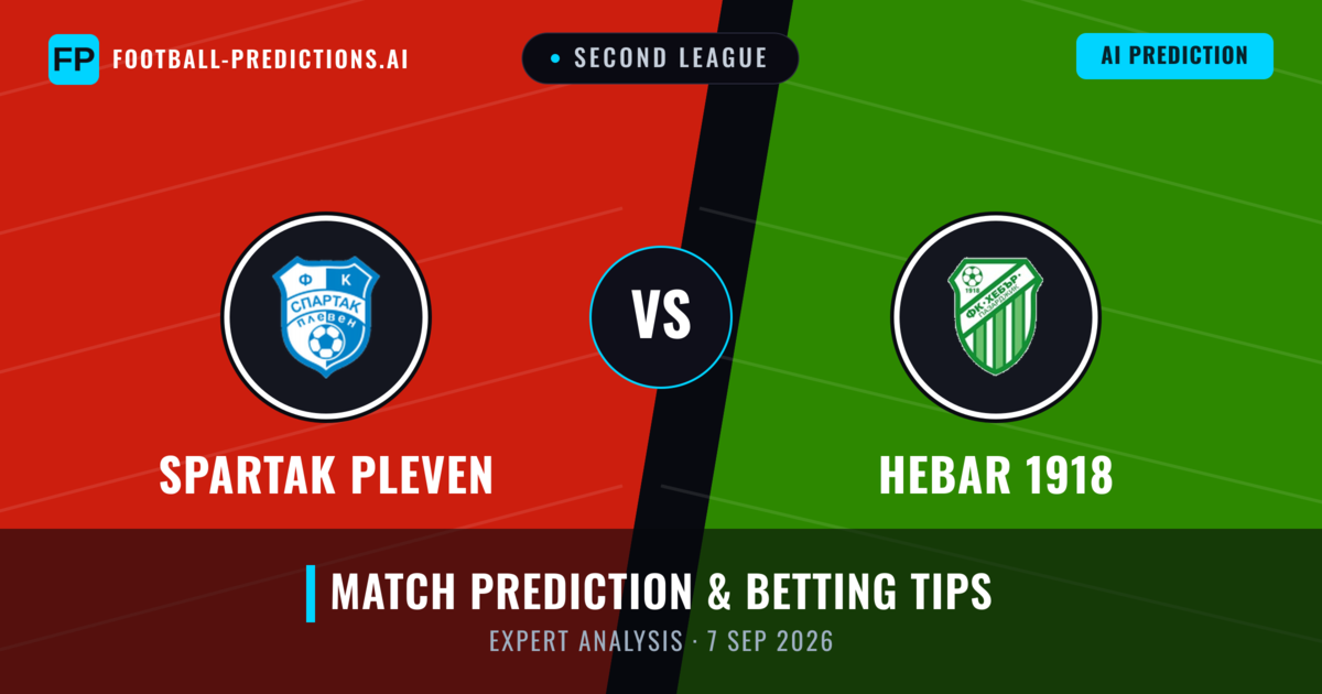 Spartak Pleven vs Hebar 1918 — match prediction & preview