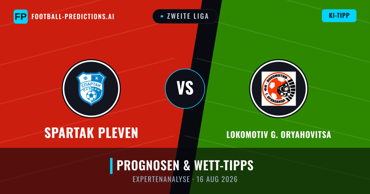 Spartak Pleven vs Lokomotiv G. Oryahovitsa — Prognose und Spielvorschau