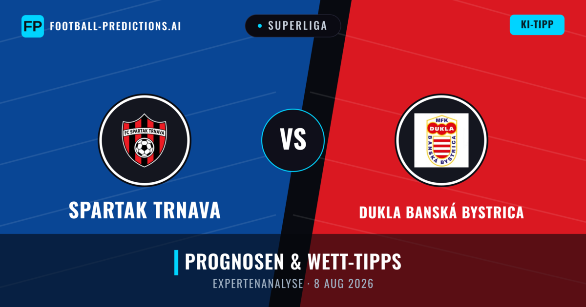 Spartak Trnava vs Dukla Banská Bystrica — Prognose und Spielvorschau