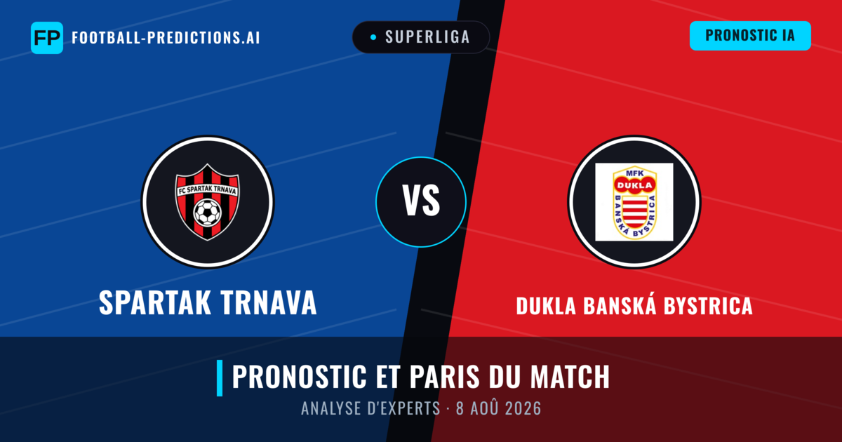 Spartak Trnava vs Dukla Banská Bystrica — pronostic et avant-match