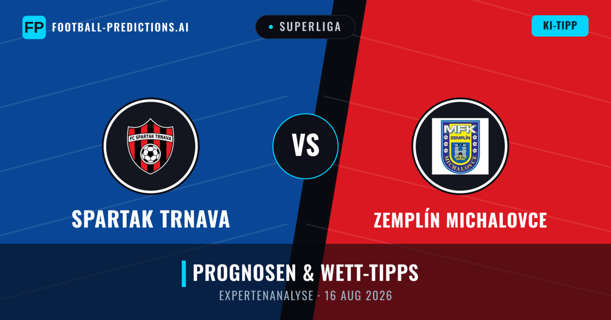 Spartak Trnava vs Zemplín Michalovce — Prognose und Spielvorschau